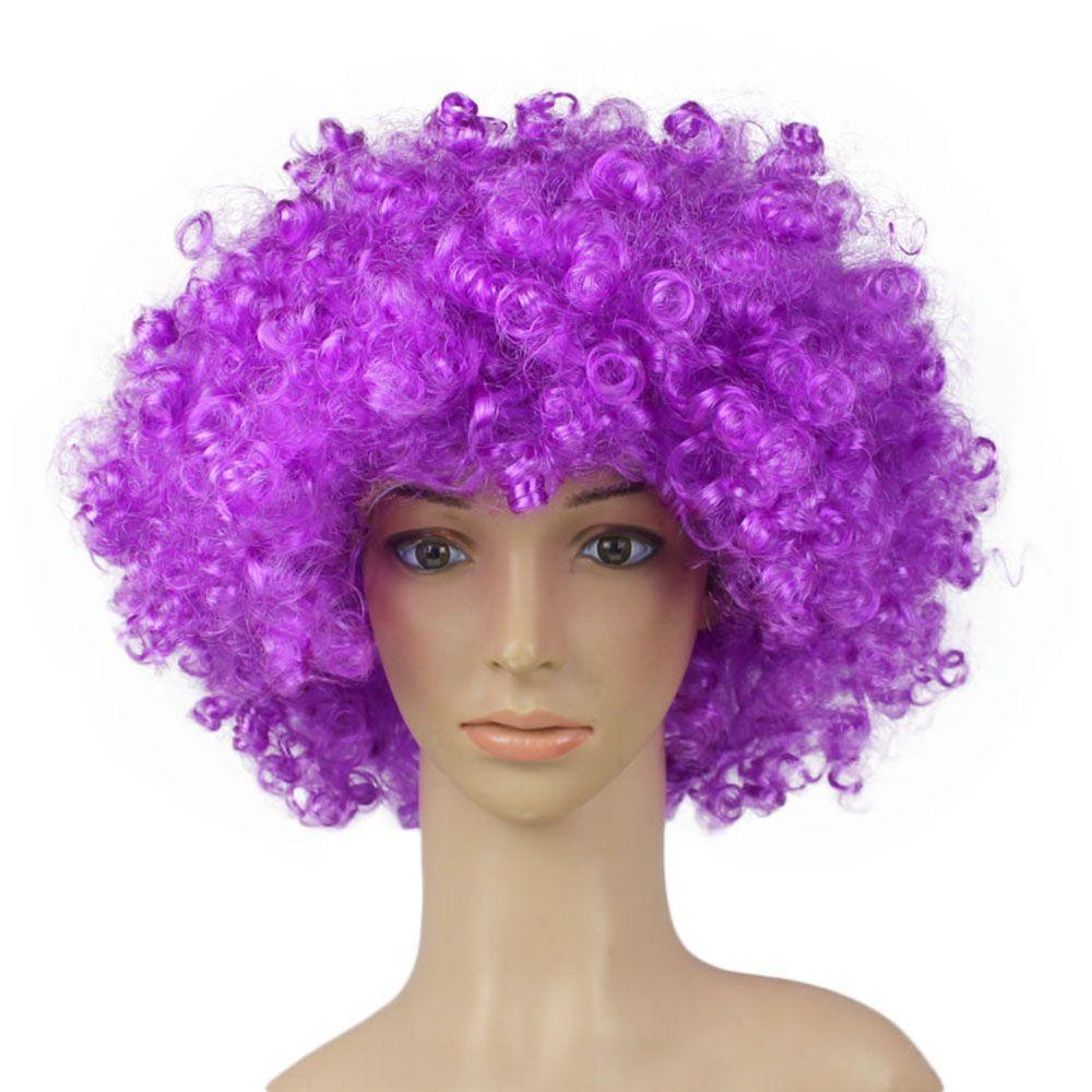 Fancy Party Christmas Football Fans Wigs Adult Kids Afro Curly Wigs Costume Party Synthetic Wigs Funny Wig Cosplay Hairs