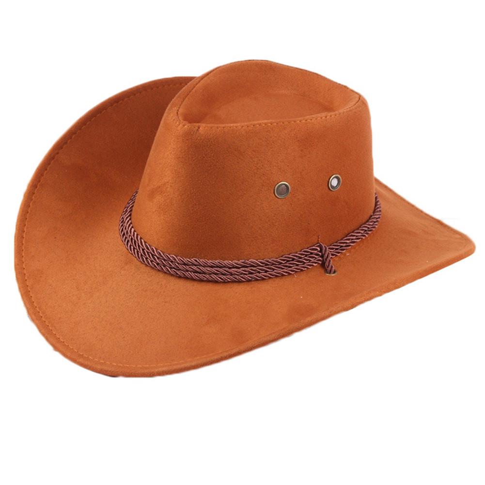 Western Cowboy Hat Printed FauX Leather 