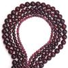 Perline di Granato Colorato da 4/6/8/10 mm per Collana, Braccialetto, Orecchini, Ciondolo Fai da Te, Perline Sfuse Rotonde, Vendita all'Ingrosso di Granati, Regali per le Feste
