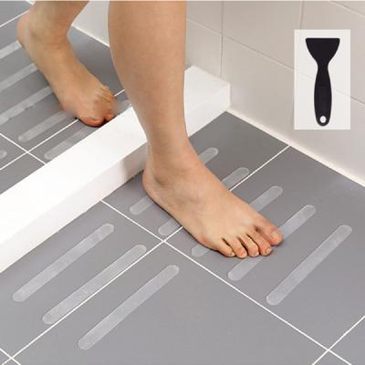Badezimmerboden wasserdichte Fußbettaufkleber Badezimmersicherheit Rutschfeste Streifen Klebeband Kinder Kleinkind Anti-Rutsch-Aufkleber
