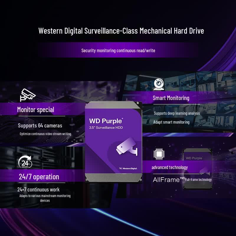 

Western Digital WD Purple Surveillance HDD 4TB