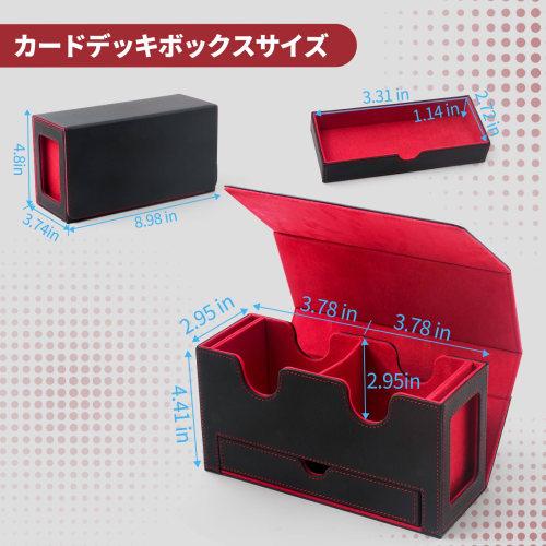 Introducing the new AWESOPAL deck case! This upgraded deck case features two magnetic holders, two display windows, a large dice tray, and four compar