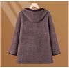 Cappotto invernale imbottito con cappuccio taglie forti da donna - Caldo, versatile ed elegante per signore mature