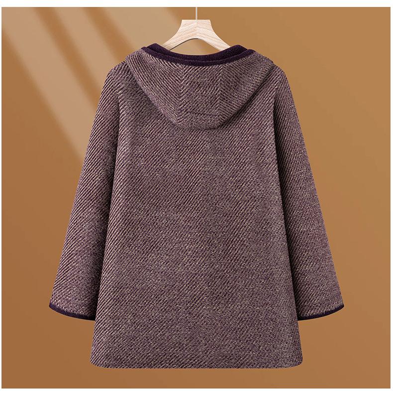 Women's Plus Size Quilted Hooded Winter Coat - Warm, Versatile, and Stylish for Mature Ladies