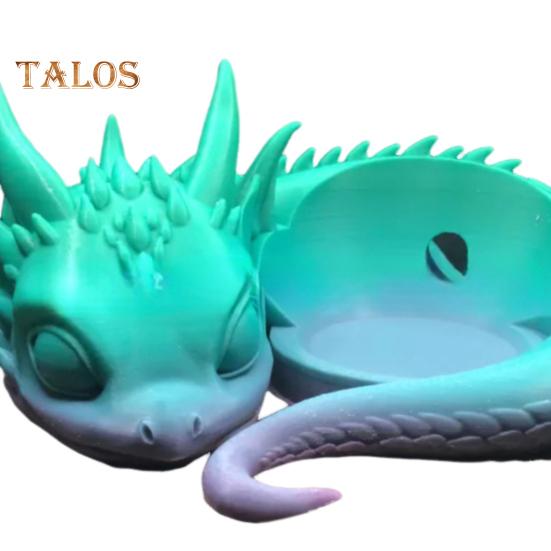 

Подставка для динамика в виде дракона, напечатанная на 3D-принтере, лежащий дракон, умная подставка для динамика, мультяшный дракон, подставка для динамика, украшение для домашнего офиса и рабочего стола разноцветный