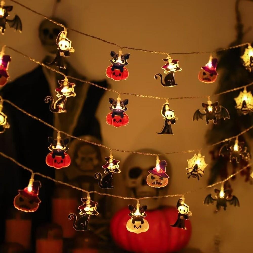 Geisterparty Dekoration Fledermaus Hexe Halloween Dekoration Halloween Lichterkette Motto Party