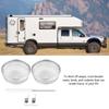 2pcs Stainless Steel Vent Bug Furnace Screen Cover for Camper Trailer RV with Spring Fasteners