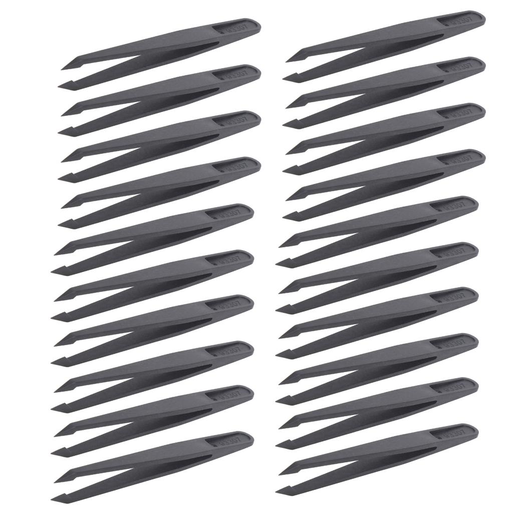 20Pcs Tweezers AntiStatic Carbon Fiber for Phone Watch Electronic Repairing Tools 93307