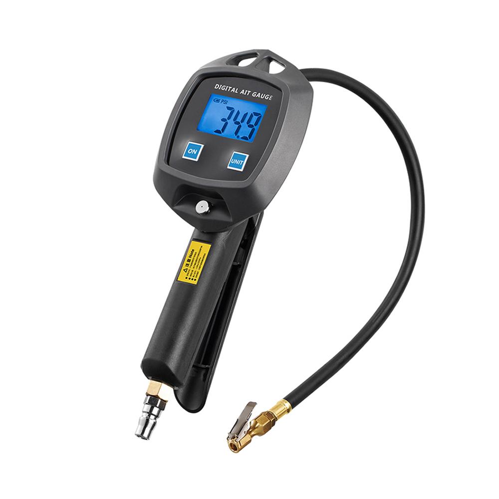 

High-precision Monitoring Inflation Gun For Car Truck Vehicle Car Tire Manometro Universal Tire Pressure Gauge Digital Display чорний