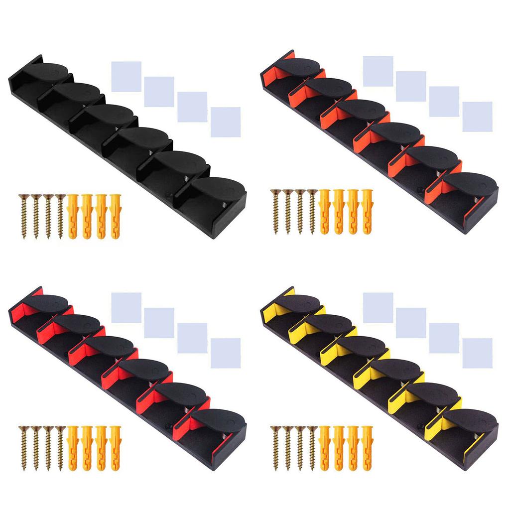 Fishing Rod Holder Organizers Wall Mounted Fishing Rod Rack Store 6 Rods Fishing Rods Holder Garage No Drill Rod Rack