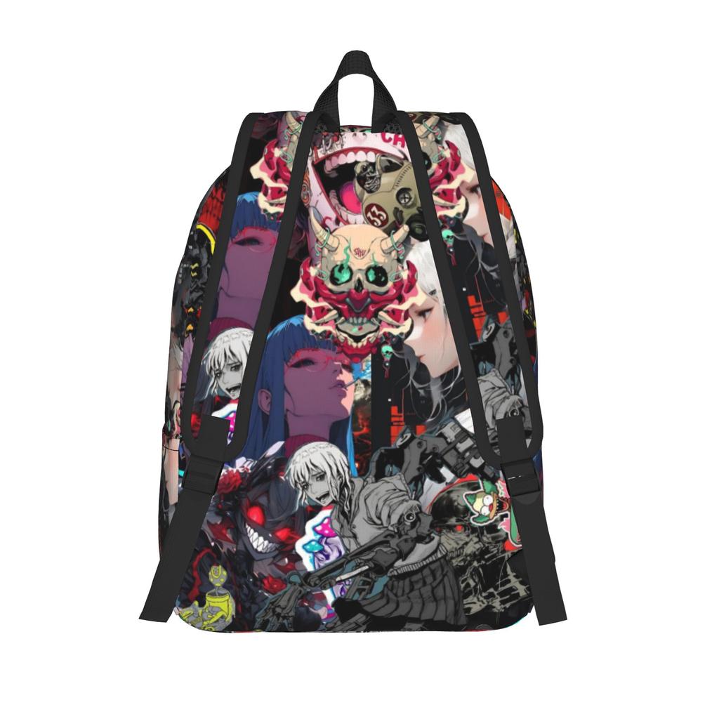 Dorohedoro Anime Casual Backpack Outdoor High School Hiking Travel Daypack for Men Women Laptop Shoulder Bag
