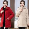 2025 New Winter Autumn Women Jacket White Duck Down Hoodies Puffer Jackets Long Coats Warm Windproof Coats Outwear