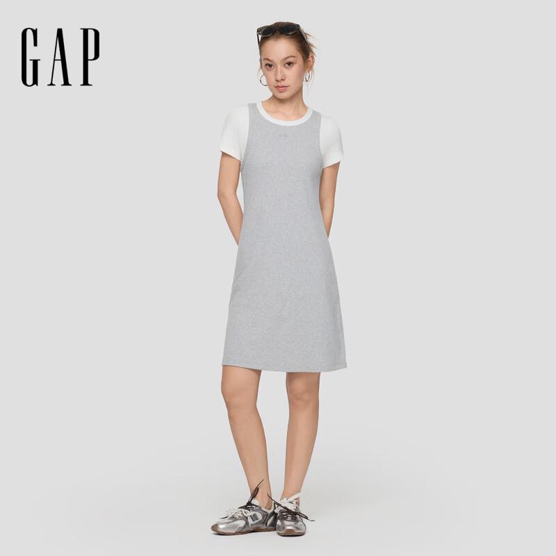 GAP Women's Logo Embroidered T-Shirt Dress
