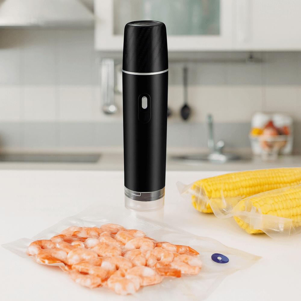 Handheld Food Bag Sealed Wand Mini USB Rechargeable Automatic Vacuum Sealer Wet And Dry Use Powerful Food Bag Sealer Kitchen