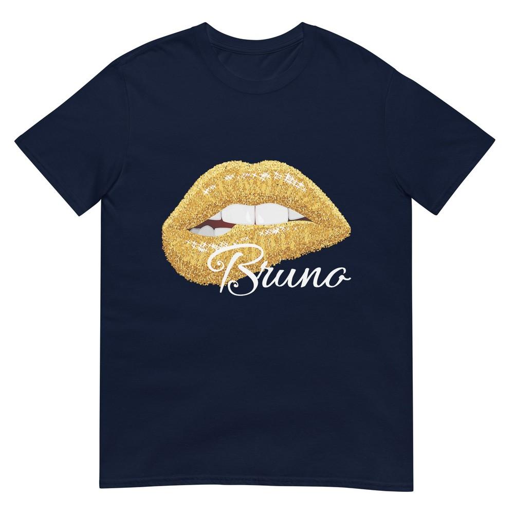 Cute Bruno Lover Golden Lips Unisex Unisex TShirt S