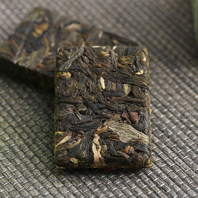 Юньнаньский чай Пуэр Старое дерево Сырой чай Мини-маленький квадратный маленький — фото 4