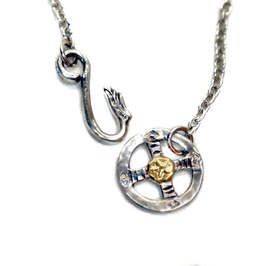 TMT Necklace (Eagle Hook Chain L) [TACF22SP13  EAGLEHOOK] Brass SILVERSilver FR