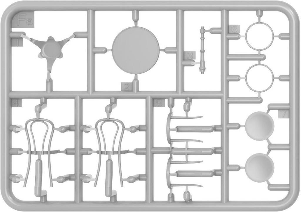 Miniart Maßstab Modernes Café und Kunden Set 2 mit 3 Kunststoff MA38090 1/35 Figuren, Modell,