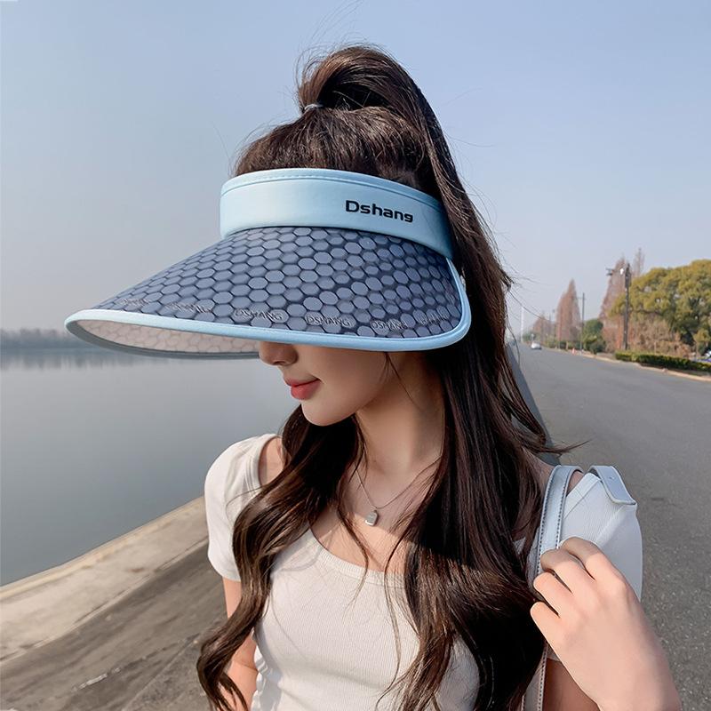 Summer outdoor sun hat children large brim with fan rechargeable empty top hat versatile fashion sun hat