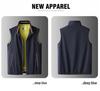 Men's High-End Detachable Hooded Vest: Stylish, Casual, Sleeveless Outdoor Sportswear for Spring and Autumn