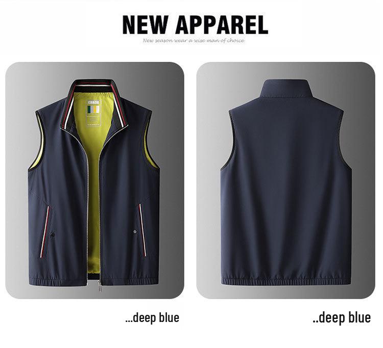 Men's High-End Detachable Hooded Vest: Stylish, Casual, Sleeveless Outdoor Sportswear for Spring and Autumn