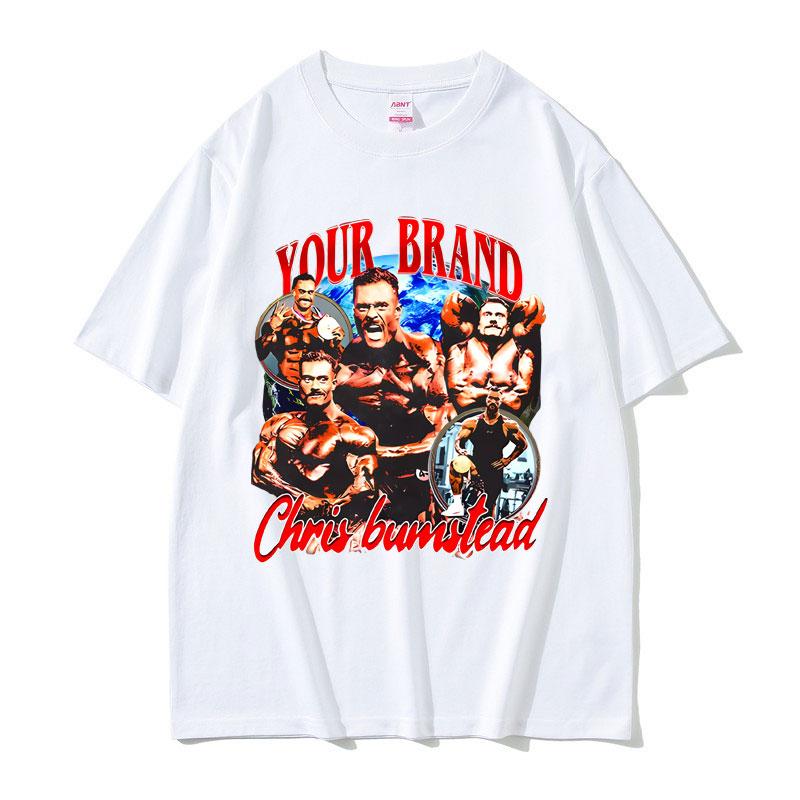 Chris Bumstead Pump Cover Funny Meme Graphic T-shirt Male Fitness Gym Oversized Short Sleeve Men Women Casual Pure Cotton Tshirt