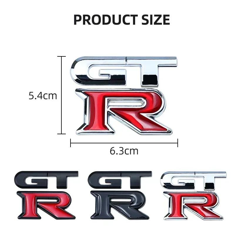1ks Logo GTR na auto Znak Kovové Samolepky R GT Samolepky Štítek pro Nissan Nismo GT-R, R32, R33, R34, R35, 370Z Příslušenství