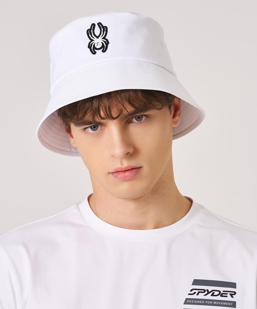 SPYDER Men'S Logo Basic Bucket Hat Spkfanca302Mwht