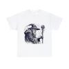Minimalist Streetwear Designer Unisex T-shirt - Magical Wizard Staff Warlock