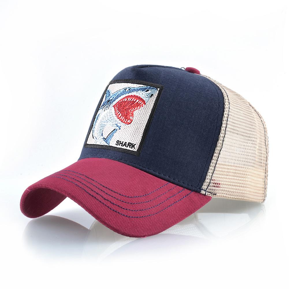 Four Seasons Trucker Cap Men Women Snapback Hip Hop Baseball Cap With Embroidery Scorpion Patch Adjustable Visor Hat