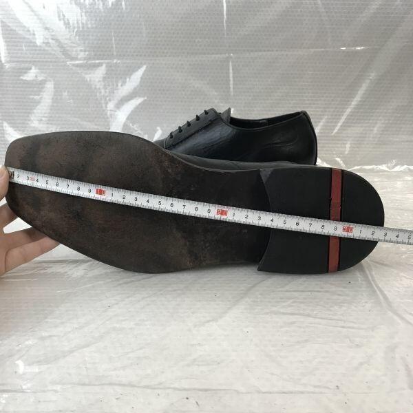 Lloyd Leather Swirl Moc Dress Shoes Black Size 10F 28.5cm Made in Germany(USED)