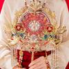 Double-Sided Heavy-Duty Handmade Wedding Bride Fan – Exquisite DIY Material Set