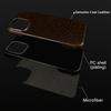 For iPhone 16 Pro Max Case Crocodile Texture Genuine Cow Leather Coated PC Phone Cover Compatible with MagSafe