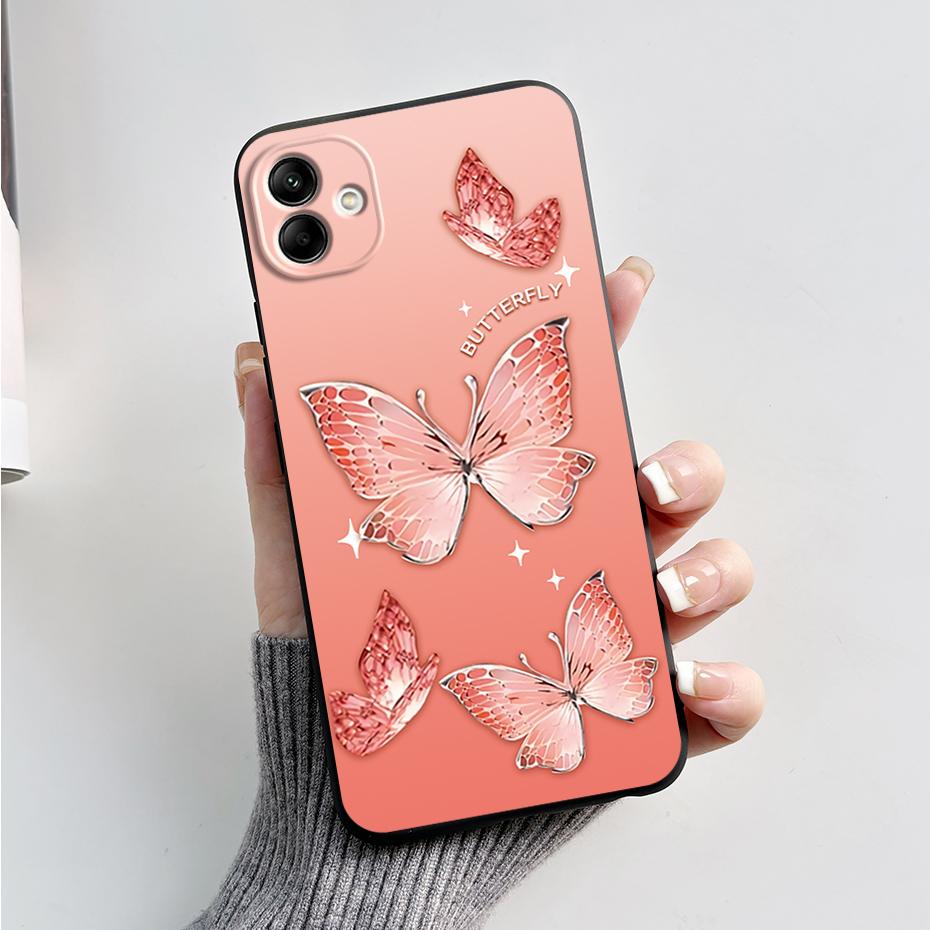 For Samsung Galaxy A04 A04E A04S Phone Case Stylish Painted Protection TPU Silicone Back Cover For Samsung A 04 E S Bumper Shell