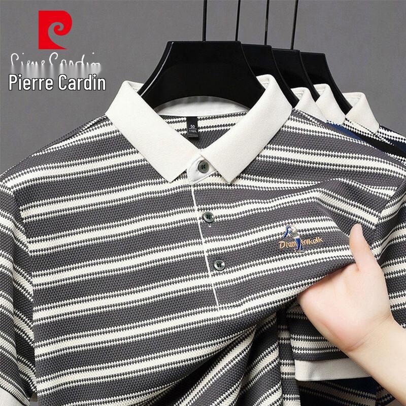 

Pierre Cardin Men s Striped Polo T-Shirt M