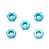 TAMIYA Pop-up Options No.1411 OP.1411 3mm Aluminum Nut (Blue) 54411