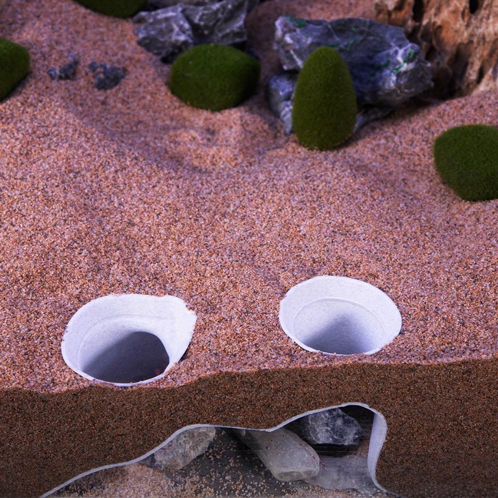 3D Printing Aquarium Cave Plastic Artificial Shrimp Cave Hide Caves Fish Shelter  Betta Fish