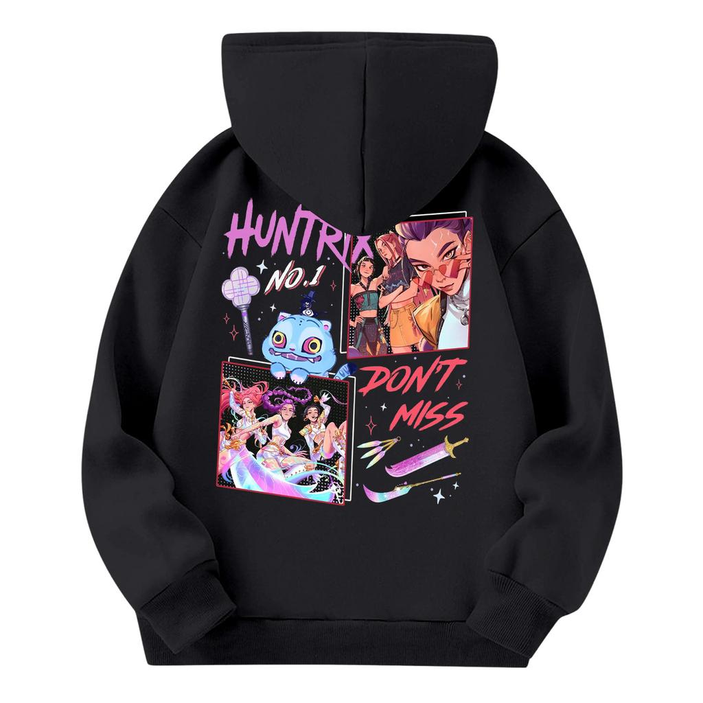 Dětská móda Lehký pulovr s dlouhým rukávem s kapsami Potisk Mikina s kapucí