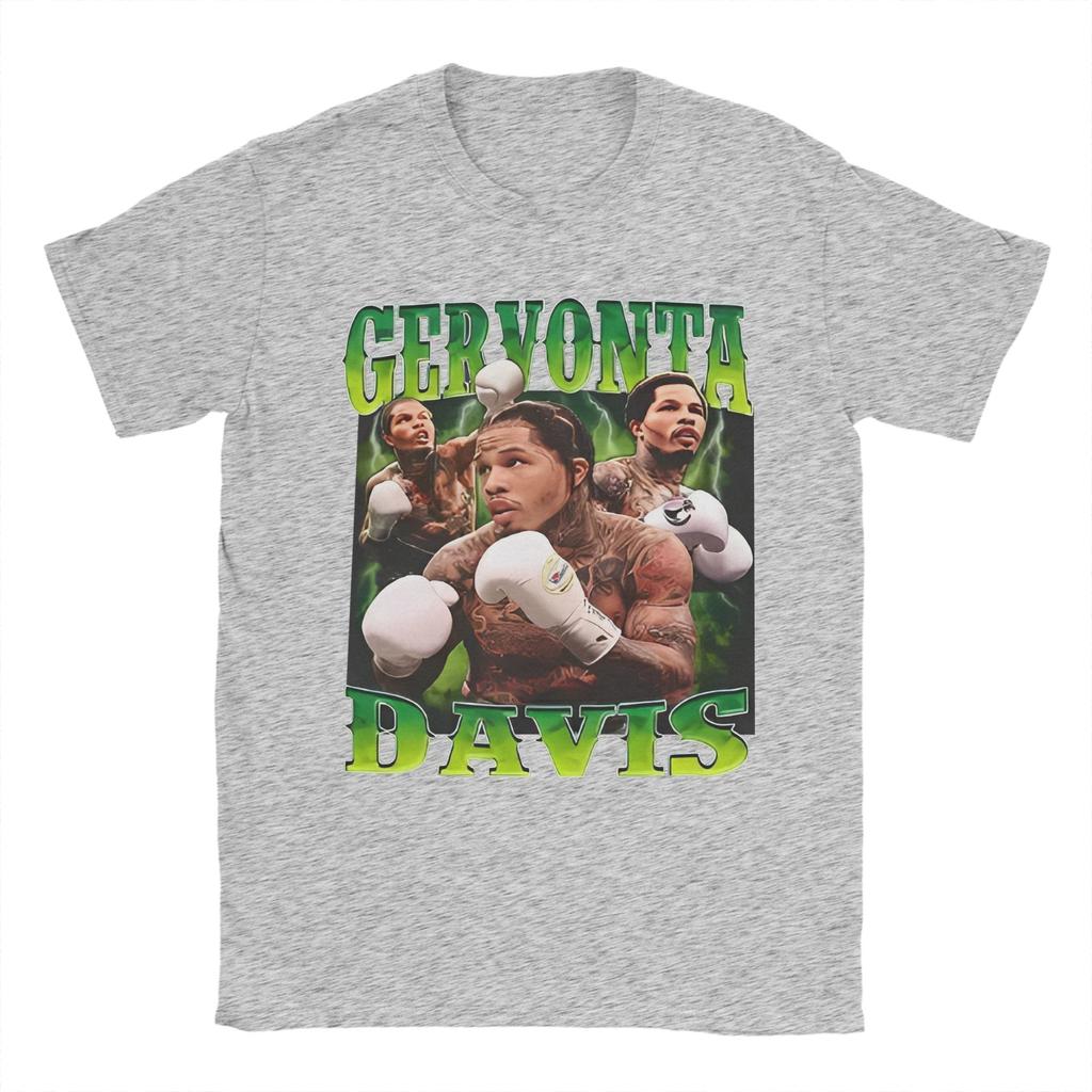 Tank Gervonta Davis TShirt Summer  Cotton T Shirts For Unisex Harajuku Casual Tshirt Short Sleeve Y2K Retro Top Tees