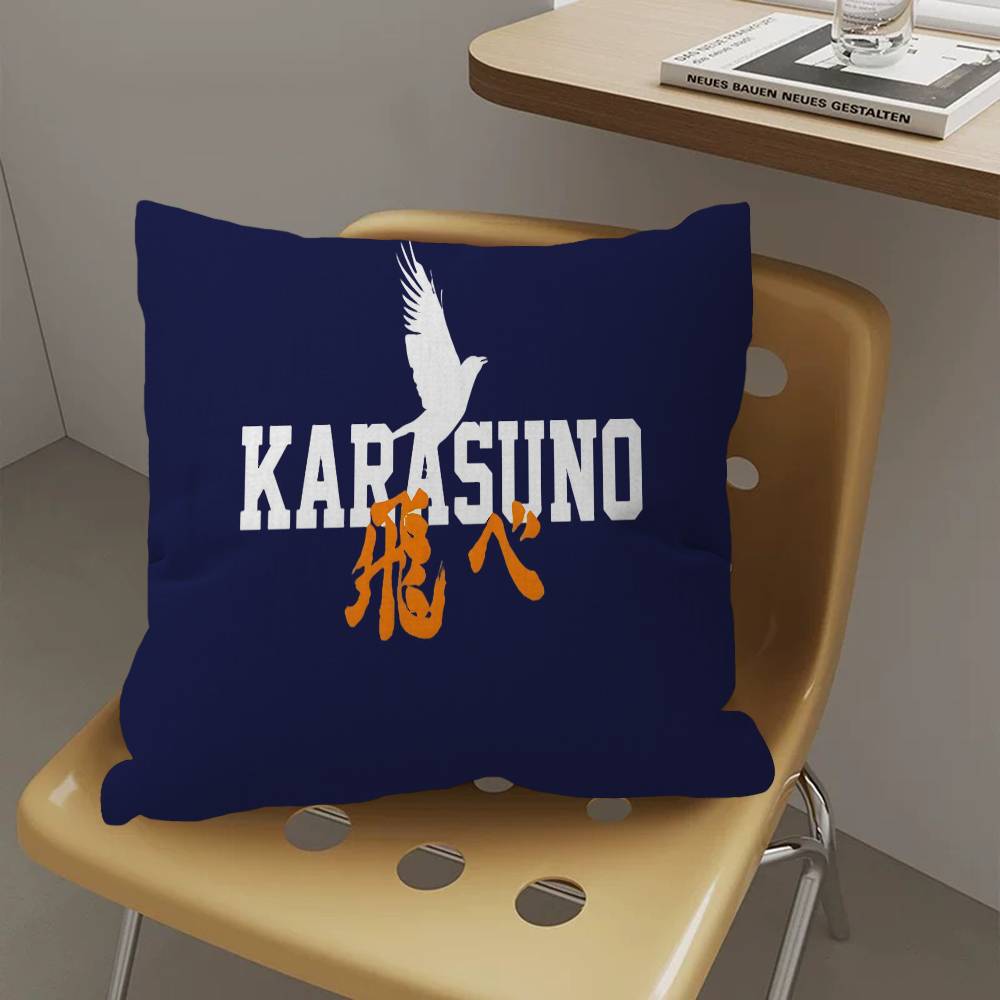 Cartoon K-Karasuno Kissenbezug Dekokissen Sofa Heimdeko Hülle Kissenbezüge