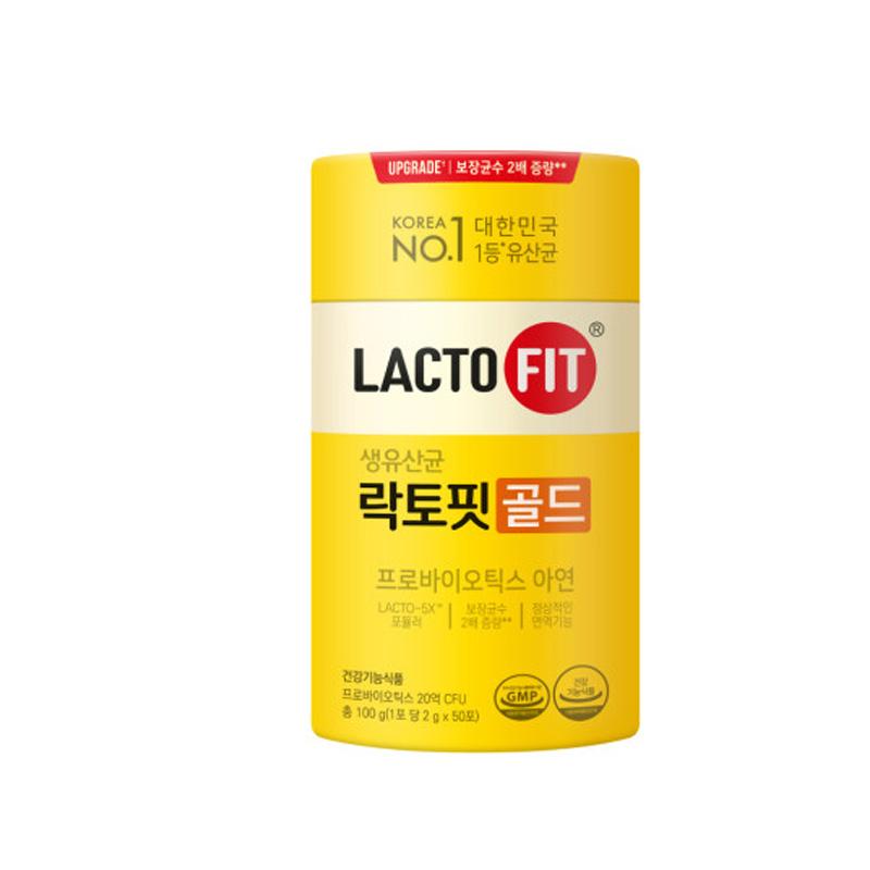 Chong Kun Dang Lacto-fit Probióticos Oro 2g*50 Sticks (5 opciones)