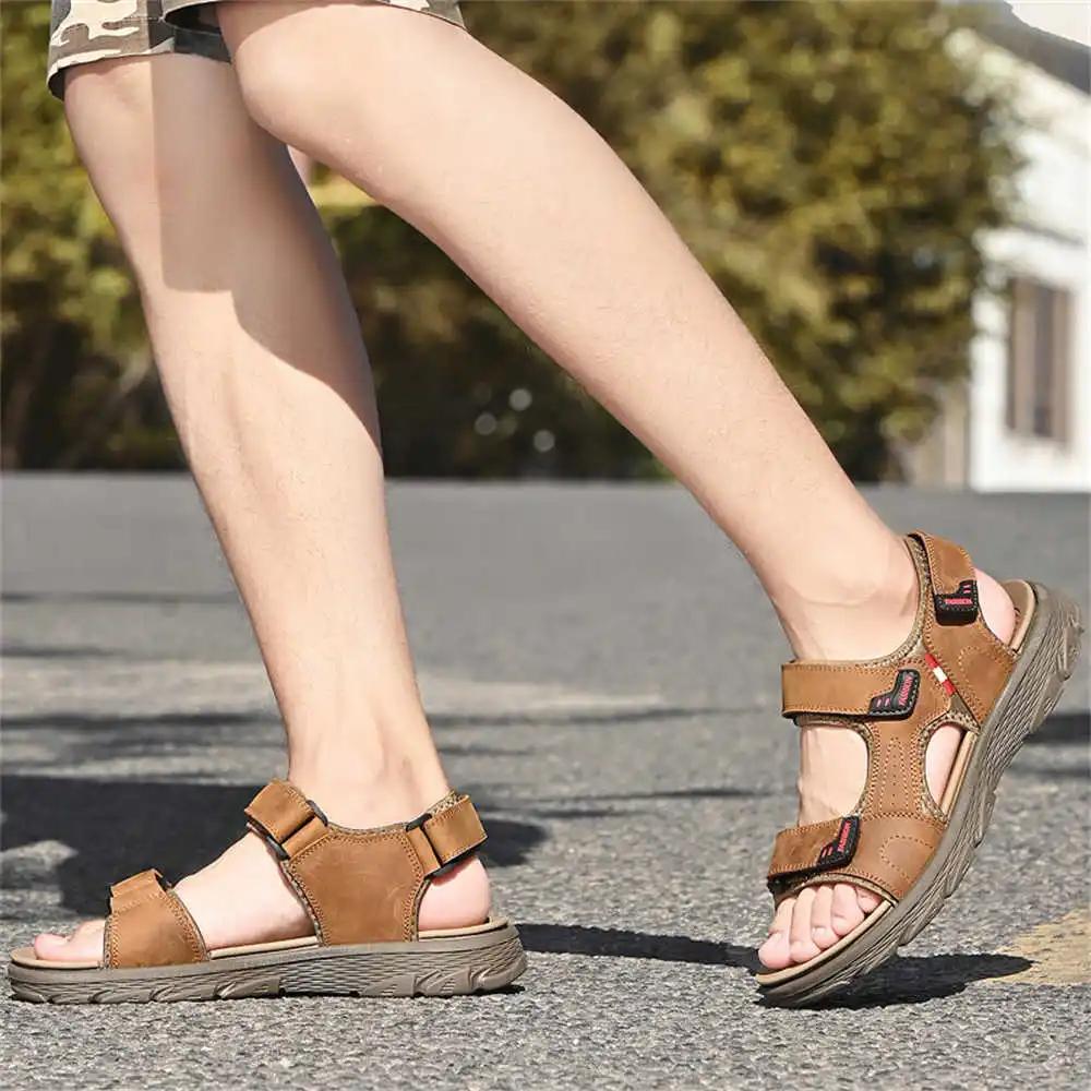 38-44 Cow Skin Original Men's Flip Flops Slippers Slide Shoes Luxury Designer Sandals Sneakers Sport Best-selling Twnis