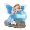 Solar Garden Fairy Statue Housewarming Ornament Unique Present Solar Garden Statue Outdoor Decor for