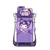 520ml Sanrio Hello Kitty Plastic Bottle Double Drink Cup My Melody Students Cartoon Water Bottle Kuromi Tritan Water Cup For Kid