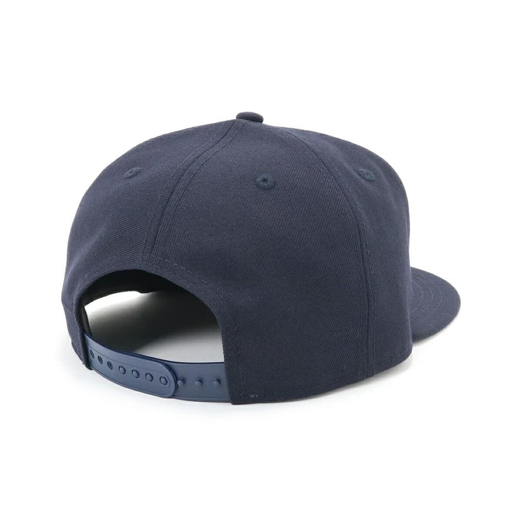New Era 950 Basic NVY SWHI Flat Visor Simple Size 25J Cap, Navy, S/M,