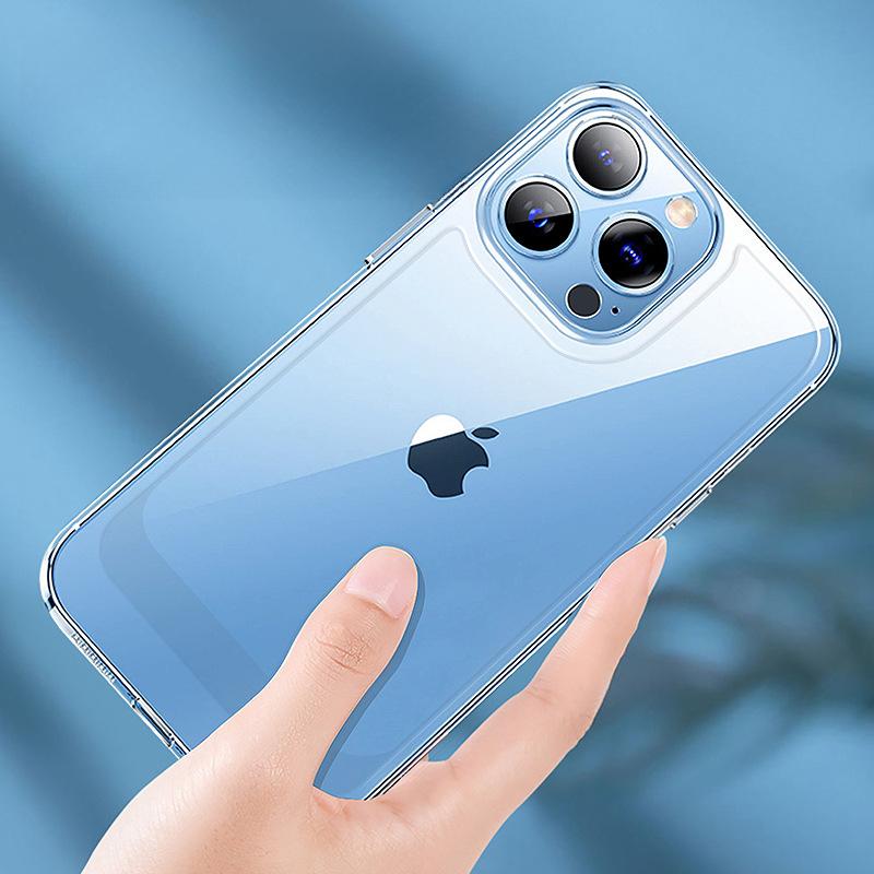 IPhone16promax Transparent Space Shell Apple 15 Mobile Phone Case All Included 14/13/12 Anti-fall TPU Soft Shell