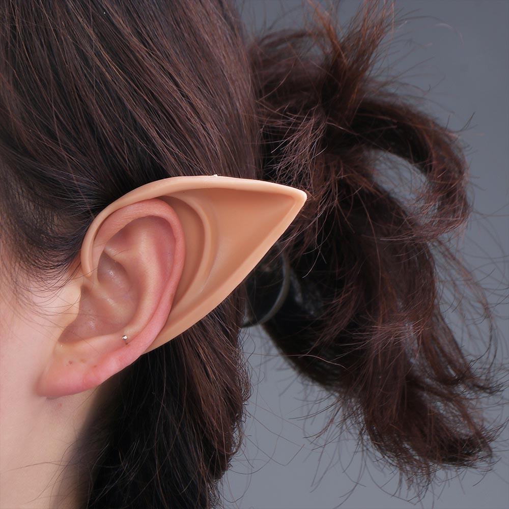 Cute Fairy Role Play Cos Accessories Ear Cuff Jewelry Elf Ears Women Earrings False Ears
