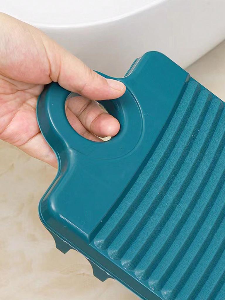 3pcsRandom Color Anti-Slip Washboard, Household Mini Hand-Held Scrub Board, Thickened Laundry Scrubber'