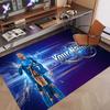 Tappeto Personalizzato Cristiano Ronaldo Modello Stampa Nome Testo Morbido Antiscivolo Tappeto per Pavimento per Decorazione Interna Casa