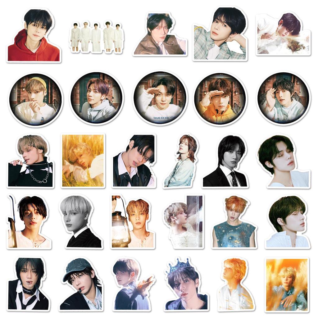 53pcs TXT Stickers: Korean Boy Band Waterproof Decor for Tablets, Journals, Notebooks, Thermos Cups